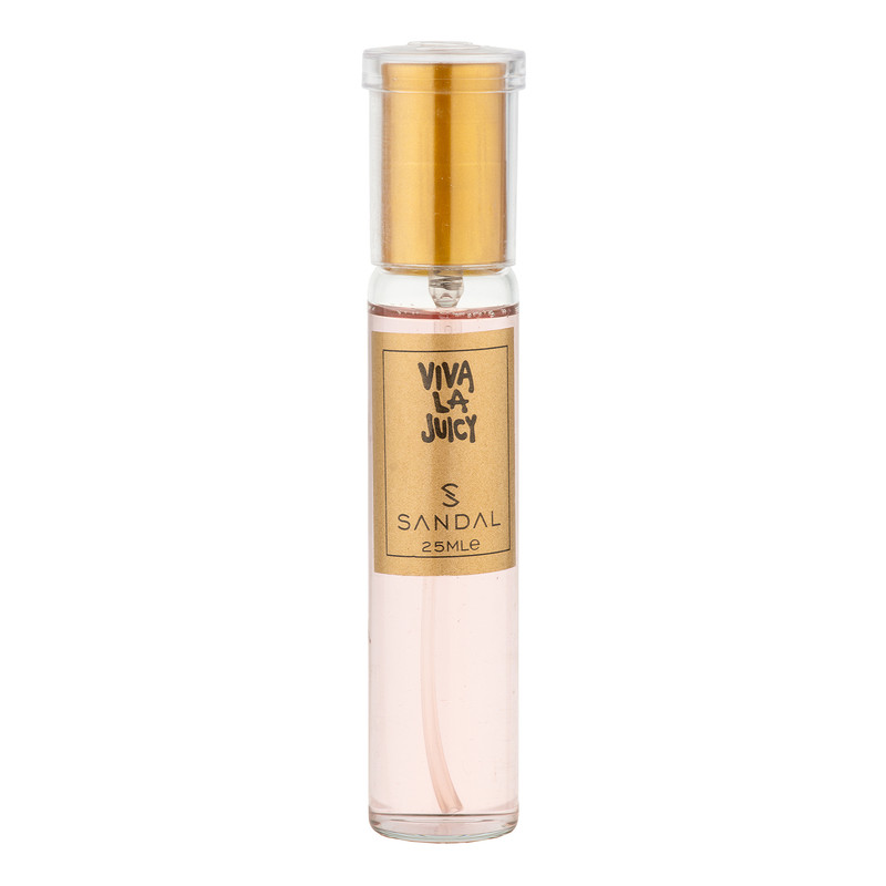 عطر جیبی زنانه صندل مدل VIVALA JUICY با رایحه شیرین و خنک حجم 25 میلی‌لیتر