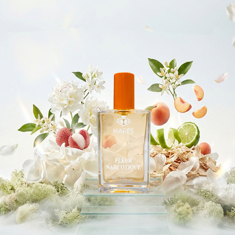 عطر جیبی زنانه حارث مدل فلور نارکوتیک کلاسیک با رایحه خنک، معتدل حجم 49 میلیلیتر