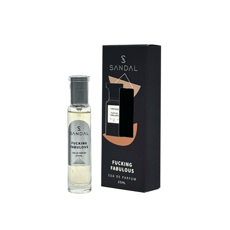 عطر جیبی مردانه صندل مدل فابیلوس با رایحه تلخ حجم ۲۵ میلیلیتر