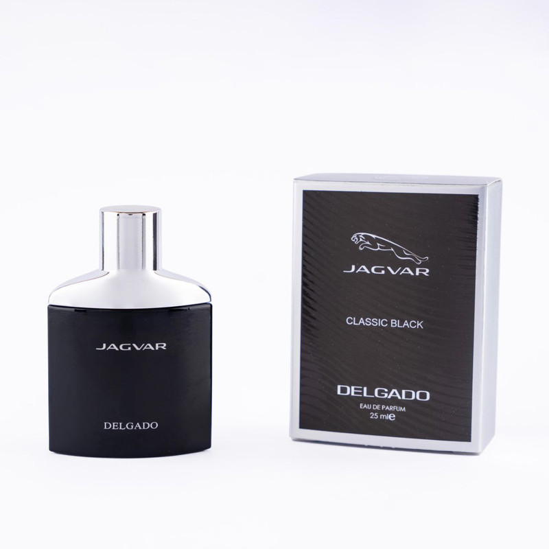 عطر جیبی مردانه دلگادو مدل جگوار با رایحه تلخ حجم 25 میلی لیتر