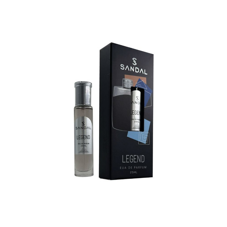 عطر جیبی مردانه صندل مدل لجند مون بلان با رایحه تلخ حجم ۲۵ میلیلیتر