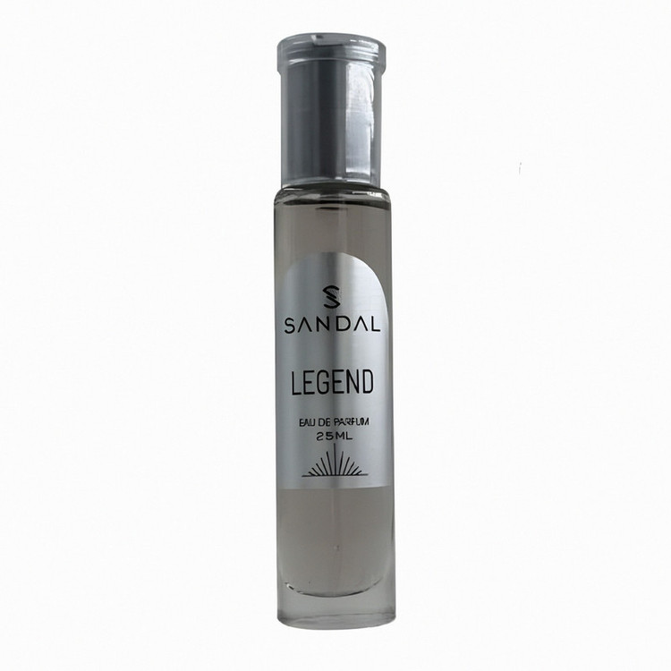 عطر جیبی مردانه صندل مدل لجند مون بلان با رایحه تلخ حجم ۲۵ میلیلیتر