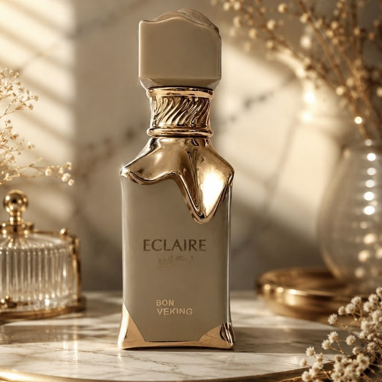 عطر جیبی زنانه وکینگ مدل اکلایر با رایحه گرم و شیرین حجم ۲۵ میلی لیتر