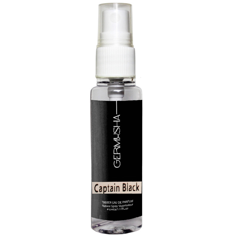 عطر جیبی مردانه گرموشا مدل کاپیتان بلک با رایحه شیرین حجم 32 میلی‌لیتر