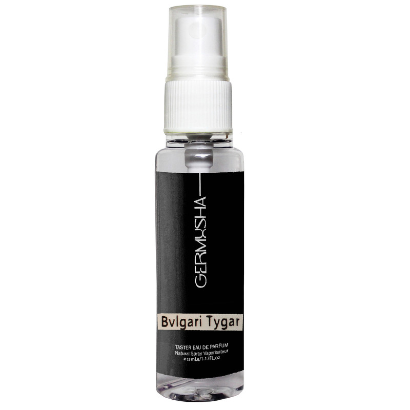 عطر جیبی مردانه گرموشا مدل بولگاری تایگار با رایحه خنک حجم 32 میلی‌لیتر