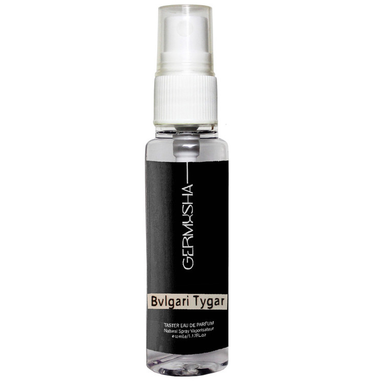 عطر جیبی مردانه گرموشا مدل بولگاری تایگار با رایحه خنک حجم 32 میلیلیتر