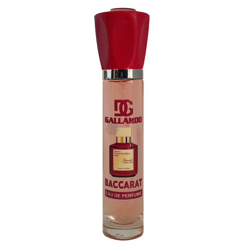 عطر جیبی زنانه گالاردو مدل باکارات رژ با رایحه گرم حجم 22 میلی‌لیتر