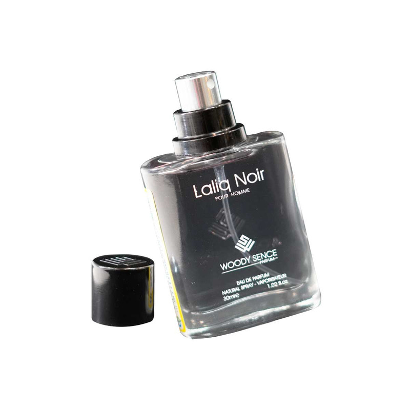 عطر جیبی وودی سنس لالیک نویر حجم 30 میلی لیتر