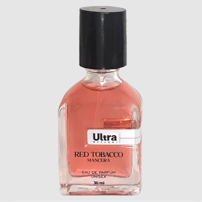 عطر جیبی اولترا ویرچوآل مدل Mancera Red Tobacco حجم با رایحه تلخ و گرم 30 میلی لیتر