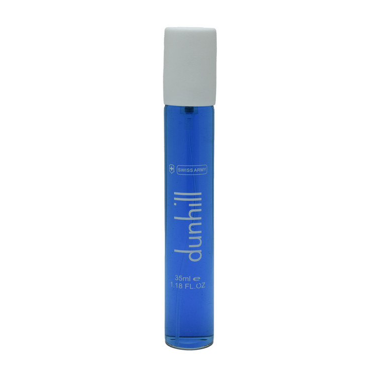 عطر جیبی مردانه سوئیس آرمی مدل دانهیل دیزایر بلو حجم 35 میلی لیتر