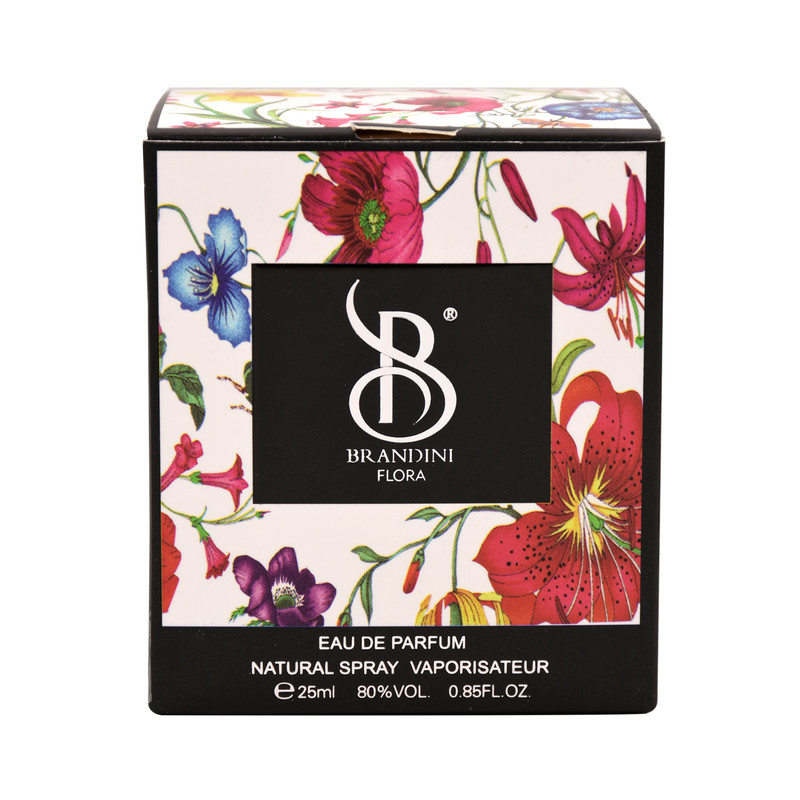 عطر جیبی زنانه برندینی مدل Flora حجم 25 میلی لیتر