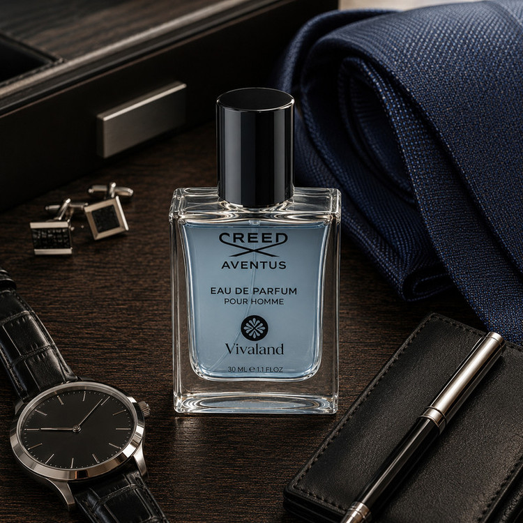 عطر جیبی مردانه ویوالند مدل CREED Aventus با رایحه خنک حجم 30 میلیلیتر