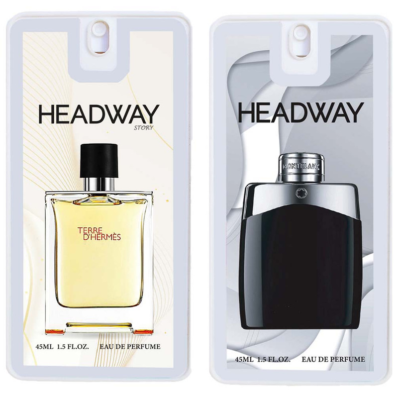 عطر جیبی مردانه هدوی مدل مون بلان لجند و تق هرمس حجم 45 میلی لیتر مجموعه 2 عددی
