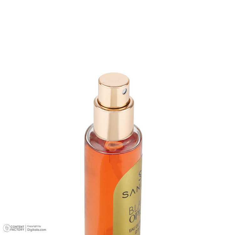 عطر جیبی زنانه صندل مدل Black opium با رایحه شیرین حجم 25 میلیلیتر