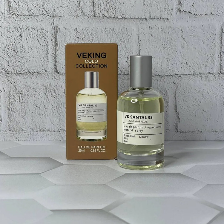 عطر جیبی ویکینگ کولو مدل سانتال 33 با رایحه تلخ حجم 25 میلی لیتر