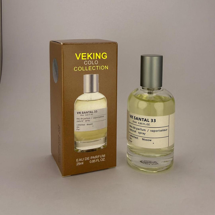 عطر جیبی ویکینگ کولو مدل سانتال 33 با رایحه تلخ حجم 25 میلی لیتر