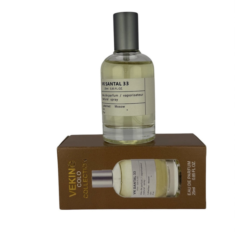 عطر جیبی ویکینگ کولو مدل سانتال 33 با رایحه تلخ حجم 25 میلی لیتر