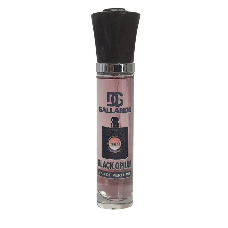 عطر جیبی زنانه گالاردو مدل بلک اوپیوم با رایحه گرم و شیرین حجم 22 میلیلیتر
