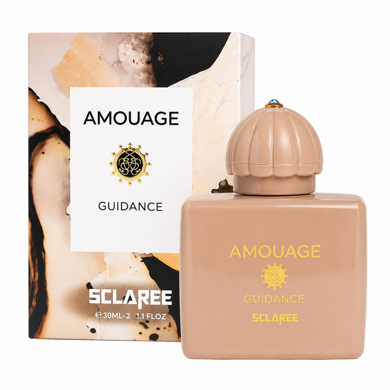 عطر جیبی زنانه اسکلاره مدل Amouage Guidance با رایحه گرم حجم 30 میلیلیتر
