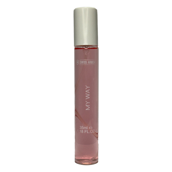عطر جیبی زنانه سوئیس آرمه مدل MY WAY با رایحه معتدل حجم 35 میلی‌لیتر
