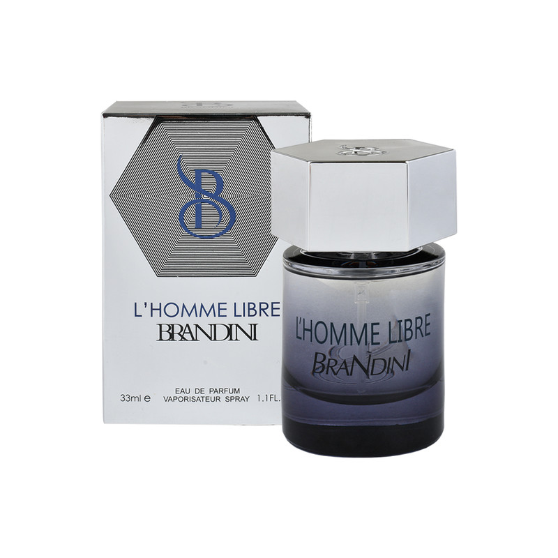 عطر جیبی مردانه برندینی مدل L HOMME LIBRE با رایحه معتدل و تلخ حجم 33 میلی‌لیتر