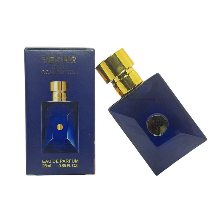عطر جیبی مردانه ویکینگ مدل ورساچ دیلان بلو با رایحه خنک حجم 25 میلیلیتر