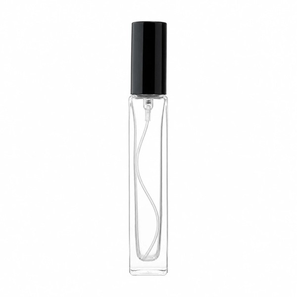 محفظه نگهدارنده عطر مدل شیشه ای مکعب ظرفیت 10 میلی‌لیتر