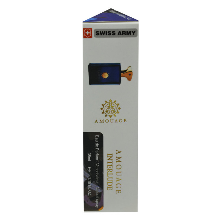 عطر جیبی مردانه سوئیس آرمی مدل آمواج اینترلود حجم 35 میلی لیتر