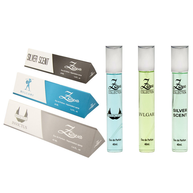 عطر جیبی زوا مدل اینوکتوس بولگاری سیلورسنت با رایحه گرم حجم 40 میلیلیتر مجموعه 3 عددی