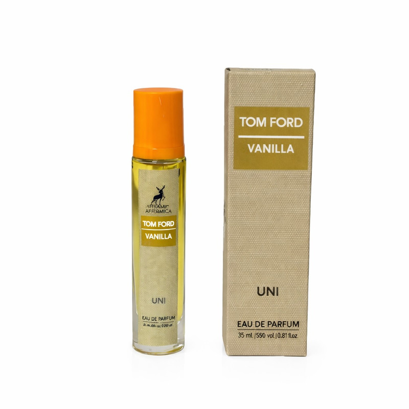 عطر جیبی الحمبرا مدل تام فورد وانیلا با رایحه شیرین حجم 35 میلی‌لیتر