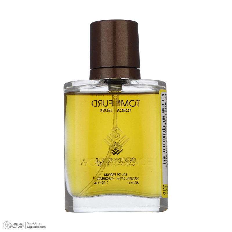 عطر جیبی مردانه وودی سنس مدل Tuscan Leather حجم 30 میلی لیتر