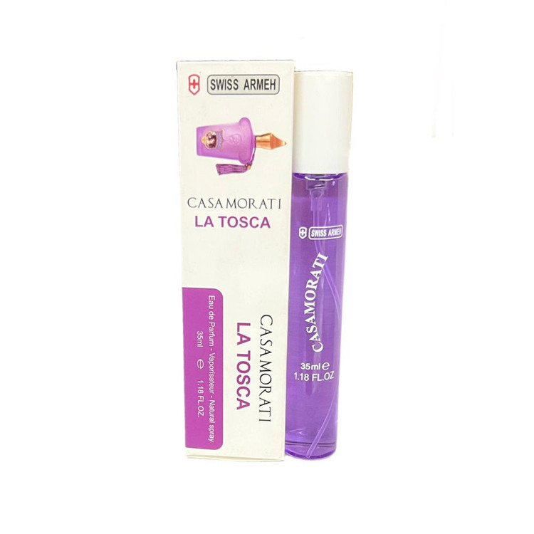 عطر جیبی زنانه سوئیس آرمی مدل کازاموراتی لاتوسکا با رایحه شیرین حجم 35 میلیلیتر