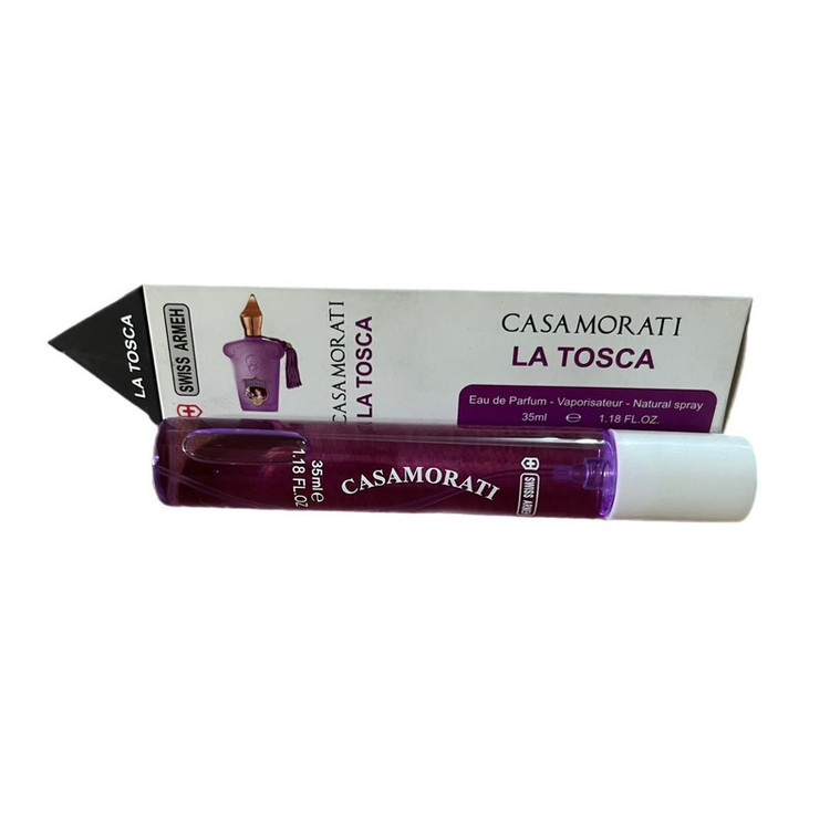 عطر جیبی زنانه سوئیس آرمی مدل کازاموراتی لاتوسکا با رایحه شیرین حجم 35 میلیلیتر