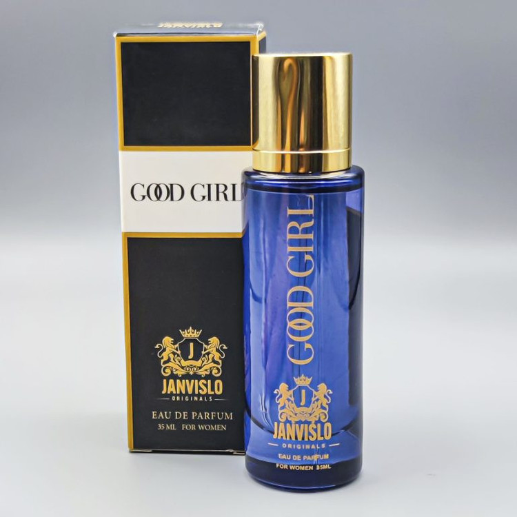 عطر جیبی زنانه جانویسلو مدل گودگرل با رایحه گرم، شیرین حجم 35 میلیلیتر