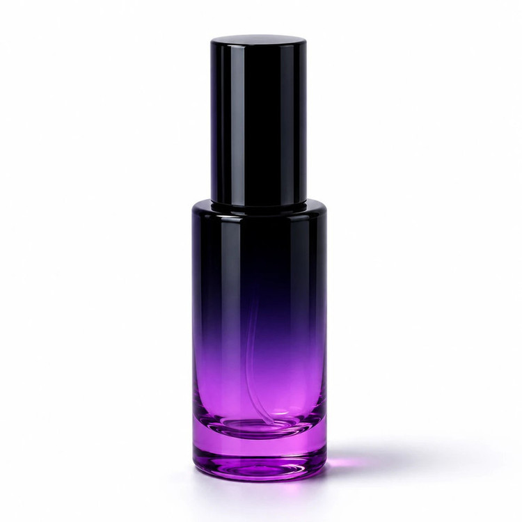 محفظه نگهدارنده عطر مدل شیشه ای سیلندر ظرفیت 20 میلیلیتر