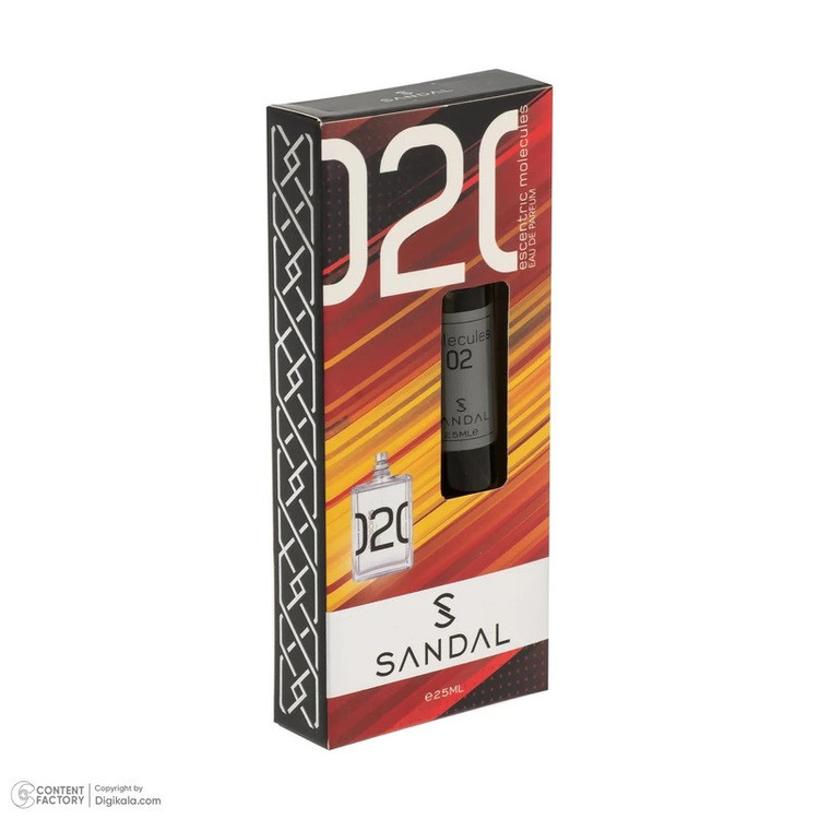 عطر جیبی مردانه صندل مدل مولکول سیلورسنت سی اچ وایکینگ با رایحه تلخ حجم 25 میلیلیتر مجموعه 4 عددی
