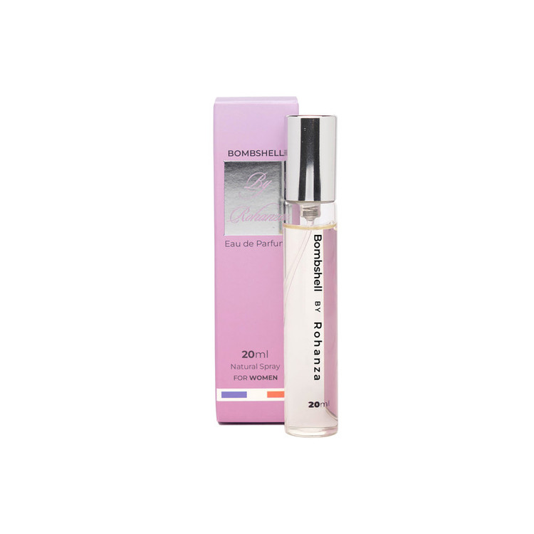 عطر جیبی زنانه روهانزا مدل Bombshell با رایحه خنک حجم 20 میلیلیتر