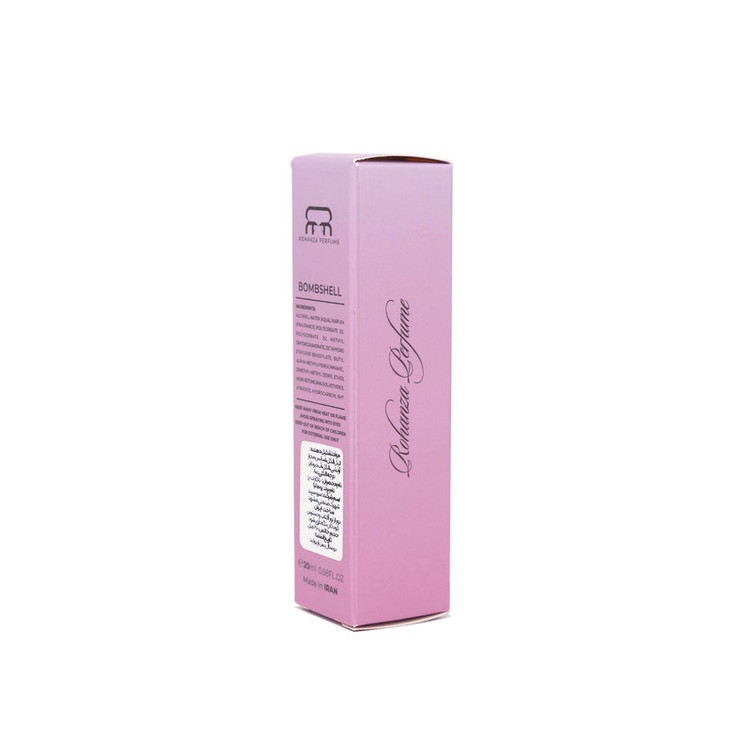 عطر جیبی زنانه روهانزا مدل Bombshell با رایحه خنک حجم 20 میلیلیتر