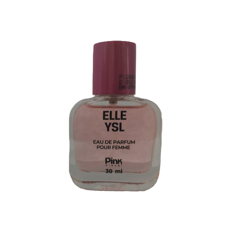عطر جیبی پینک ویژوآل مدل ELLE YSL با رایحه خنک حجم 30 میلیلیتر