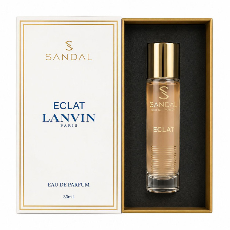 عطر جیبی زنانه صندل مدل اکلت لانوین با رایحه شیرین حجم 33 میلیلیتر