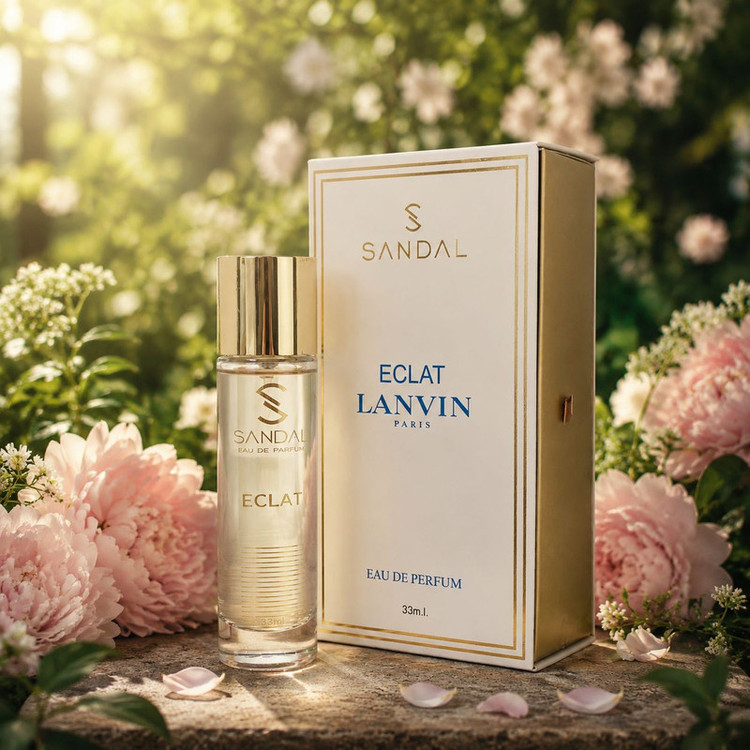 عطر جیبی زنانه صندل مدل اکلت لانوین با رایحه شیرین حجم 33 میلیلیتر