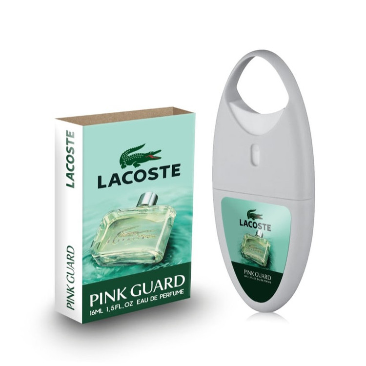 عطر جیبی مردانه پینک گارد مدل Lacoste Essential حجم 16 میلی لیتر