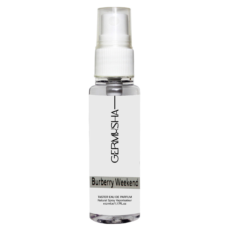 عطر جیبی زنانه گرموشا مدل باربری ویکند با رایحه شیرین حجم 32 میلی‌لیتر