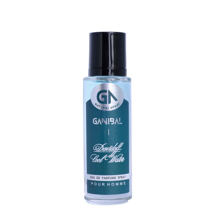 عطر جیبی مردانه گانیبال مدل کول واتر با رایحه خنک و تند حجم 35 میلیلیتر
