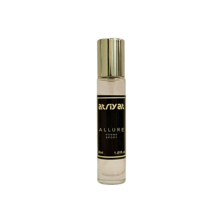 عطر جیبی مردانه عطریات مدل شنل الور هوم اسپرت با رایحه خنک حجم 30 میلیلیتر