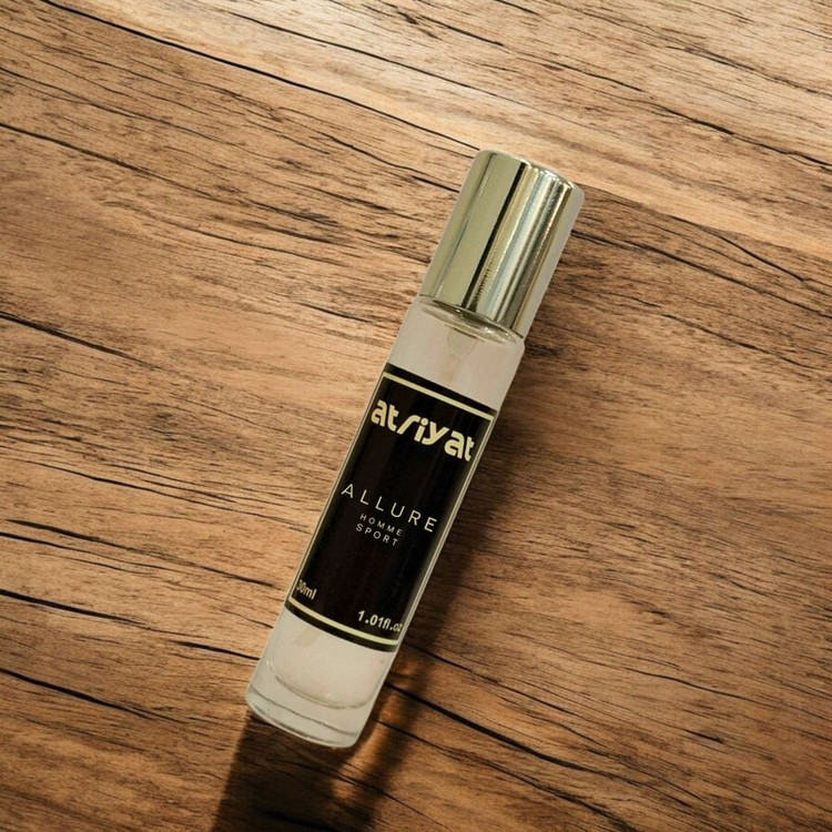 عطر جیبی مردانه عطریات مدل شنل الور هوم اسپرت با رایحه خنک حجم 30 میلیلیتر