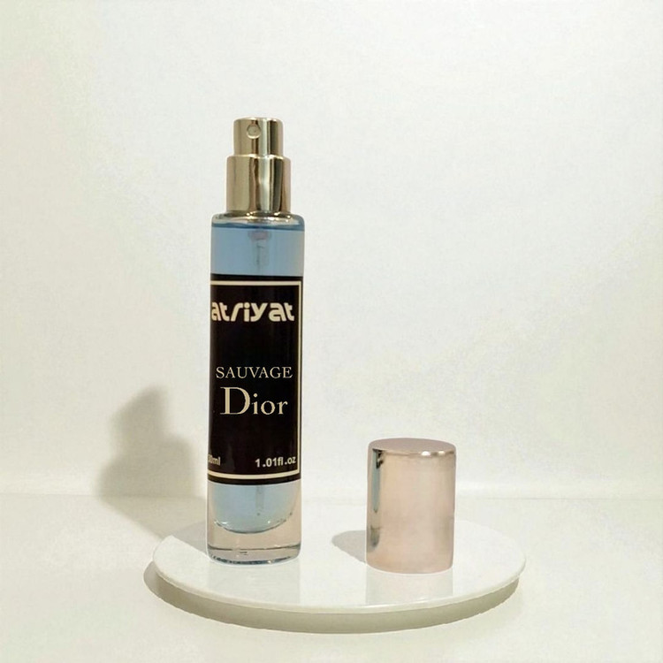 عطر جیبی مردانه مدل دیور ساواج با رایحه تلخ حجم 30 میلیلیتر