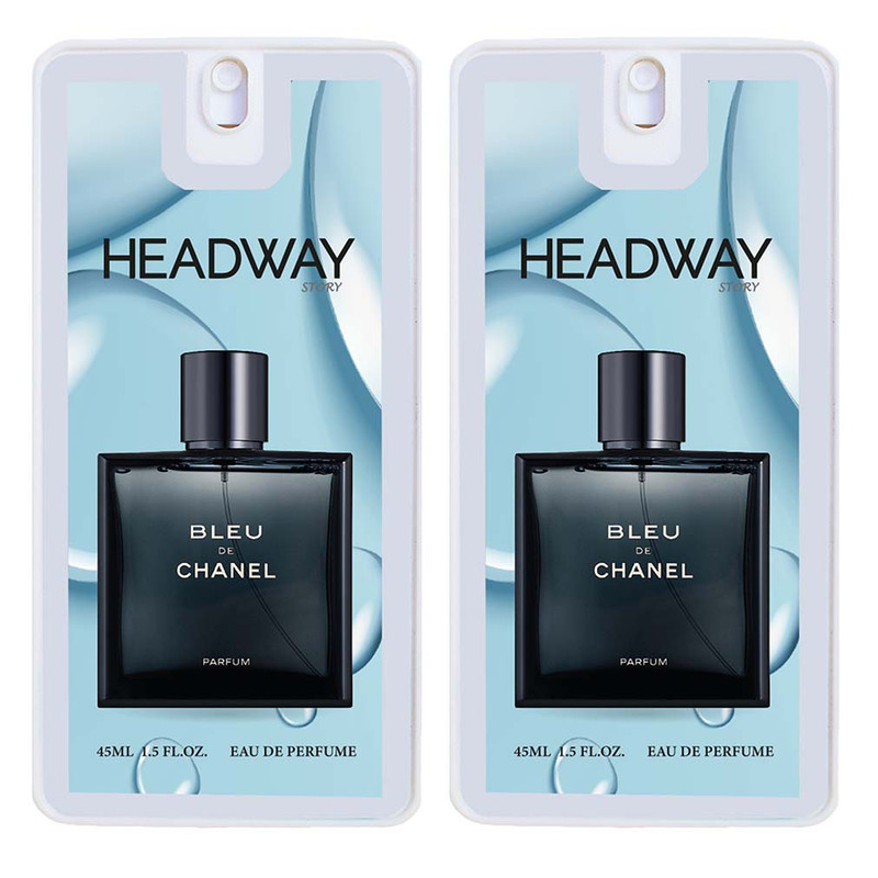 عطر جیبی مردانه هدوی استوری مدل بلو شنل حجم 45 میلی لیتر مجموعه 2 عددی