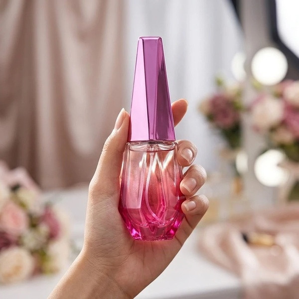 محفظه نگهدارنده عطر مدل شیشه ای لاکی ظرفیت 8 میلیلیتر
