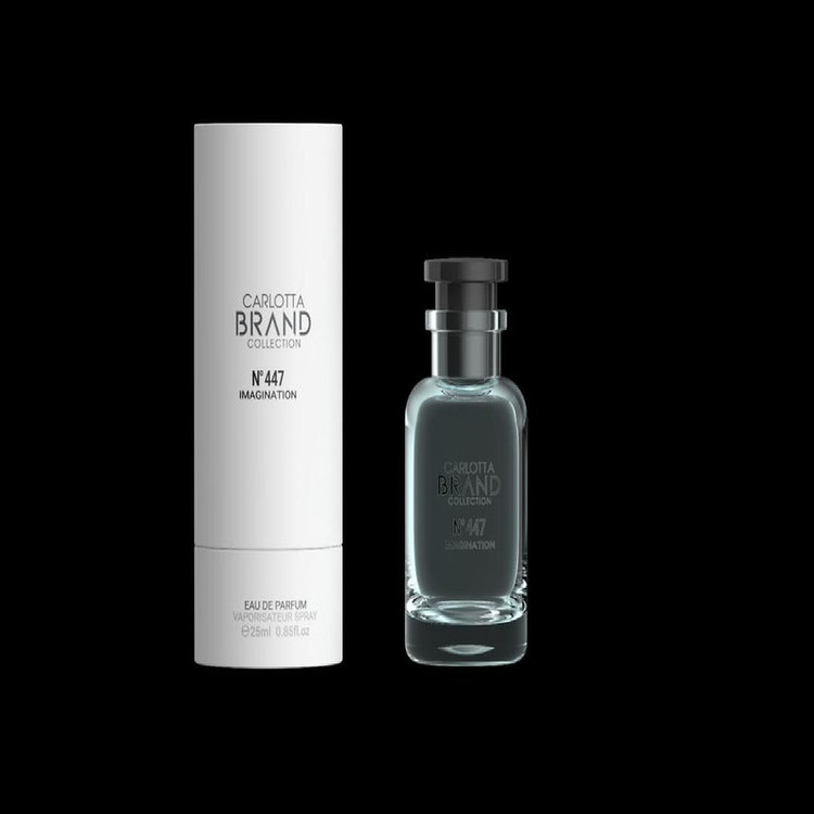 عطر جیبی مردانه برند کالکشن کد447 با رایحه مرکباتی، خنک، معتدل حجم 25 میلیلیتر